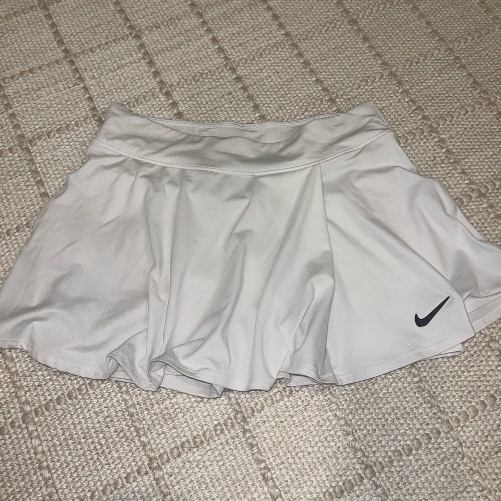 Nike Dri Fit White Tennis Skirt